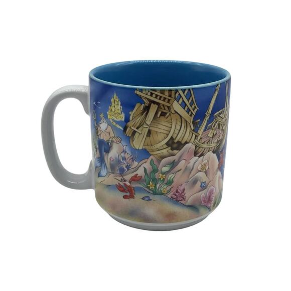 Disney The Little Mermaid 1989 Disney Parks Ariel Animated Shipwreck Coffee Mug - Picture 8 of 10